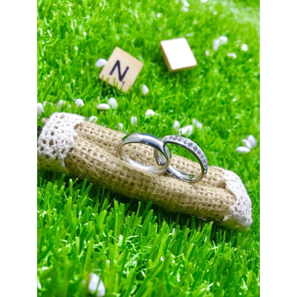 Cincin titanium tunangan / nikah / sahabat 0016