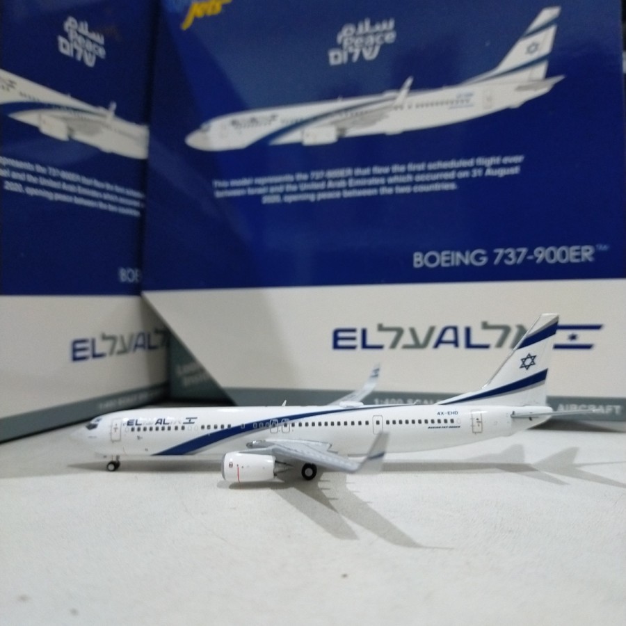 El Al Israel Airlines Boeing 737-900er 4X-EHD Gemini Jets 1:400