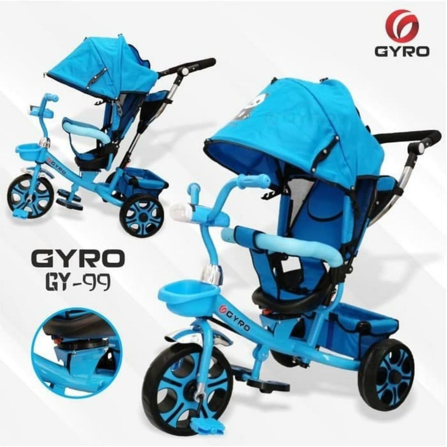 Stroller roda 3 Sepda Anak GYRO NEW/jok bisa diputar