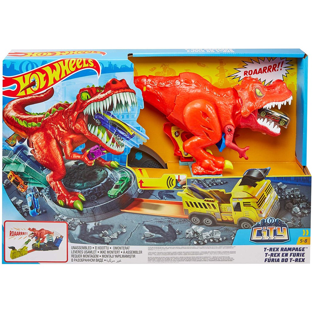 Jual Hot Wheels City T-Rex Rampage Trex 