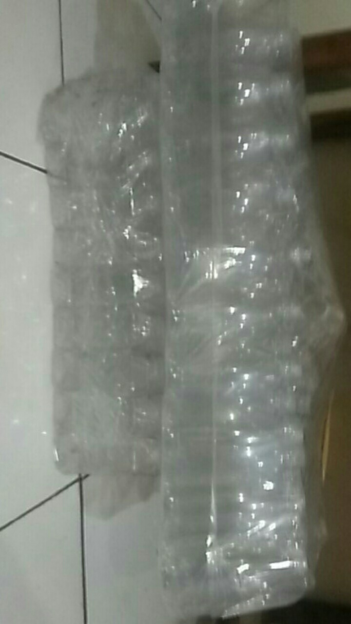(beli Kelipatan 77pcs) Botol Plastik Tebal 350ml / Botol Cantik / Botol Jus Valencia Tahan Panas
