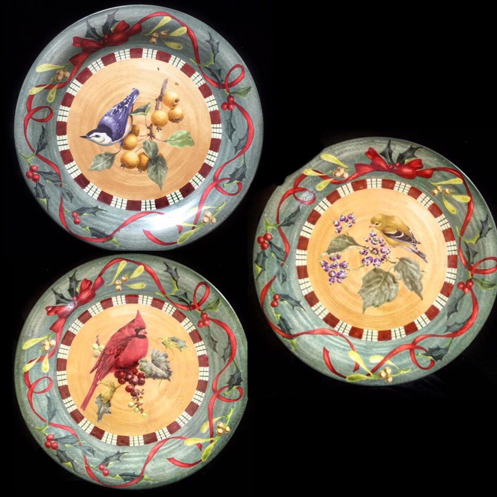 SUMMER BIRD SONG Dinner Plate Piring Makan Hias Keramik SUMMER BIRD SONG Dinner Plate Piring Makan Hias Keramik