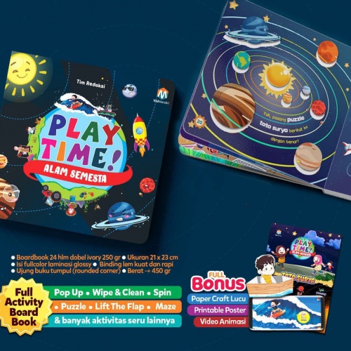 

Play Time! Alam Semesta- buku anak- Ziyad Book