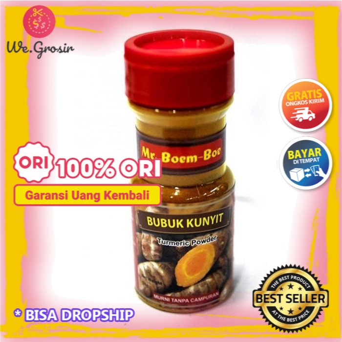 

BUBUK KUNYIT MURNI 50GR / TURMERIC POWDER - Mr. Boemboe