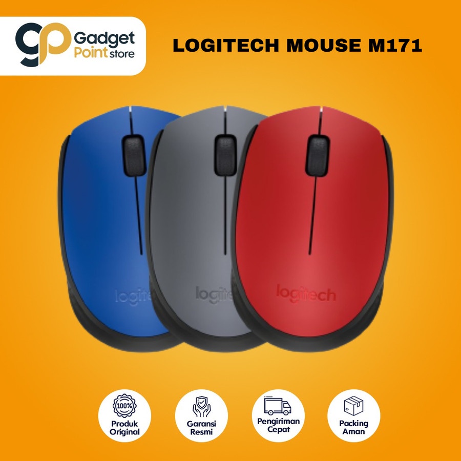 Mouse Wireless | Mouse Logitech Wireless M171 | Original Garansi Resmi 1 Tahun