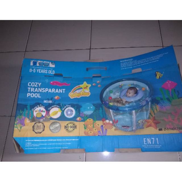 Baby spa preloved cozy transparant pool