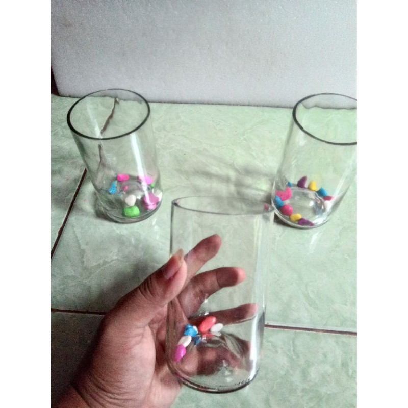 Botol cupang / Botol kaca / akuarium / aquascape / tempat ikan hias, ikan cupang, guppy dll