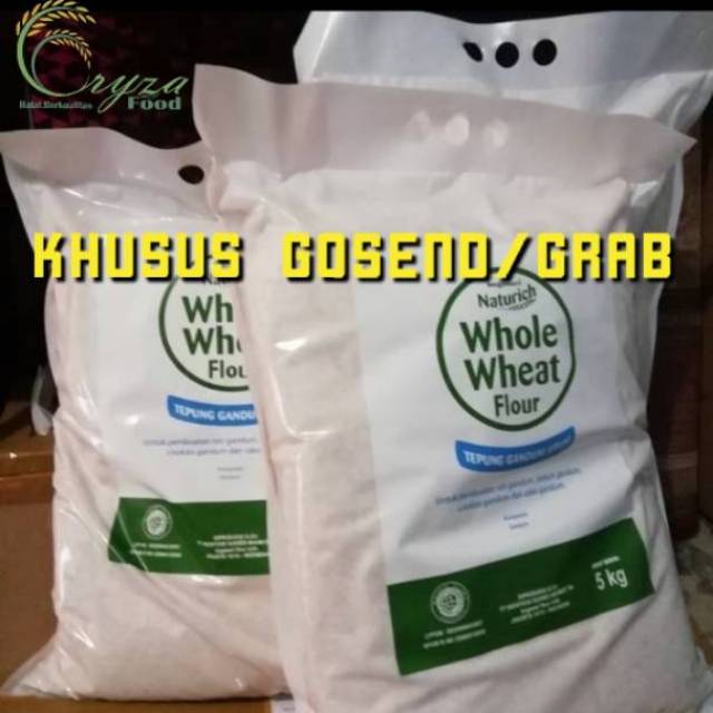 

WHOLE WHEAT FLOUR / TEPUNG GANDUM UTUH NATURICH 5KG