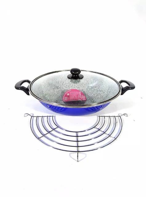 Maspion Pornito Wajan Penggorengan Deep Wok 33Cm