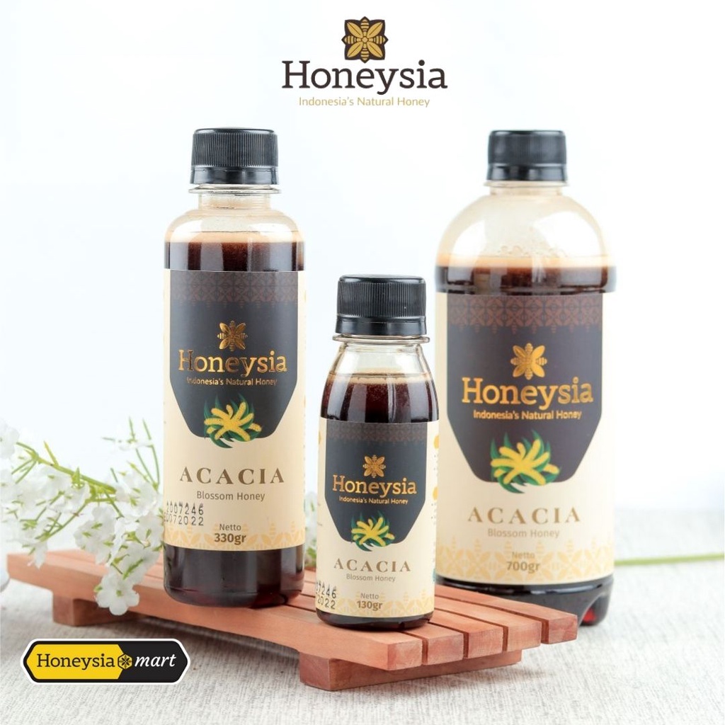 

Madu Murni Asli Honeysia Akasia 700gr Raw Honey
