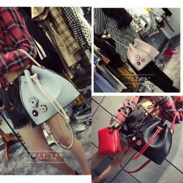 N68194 TAS SELEMPANG IMPORT 2IN1 TAS FASHION CUTE