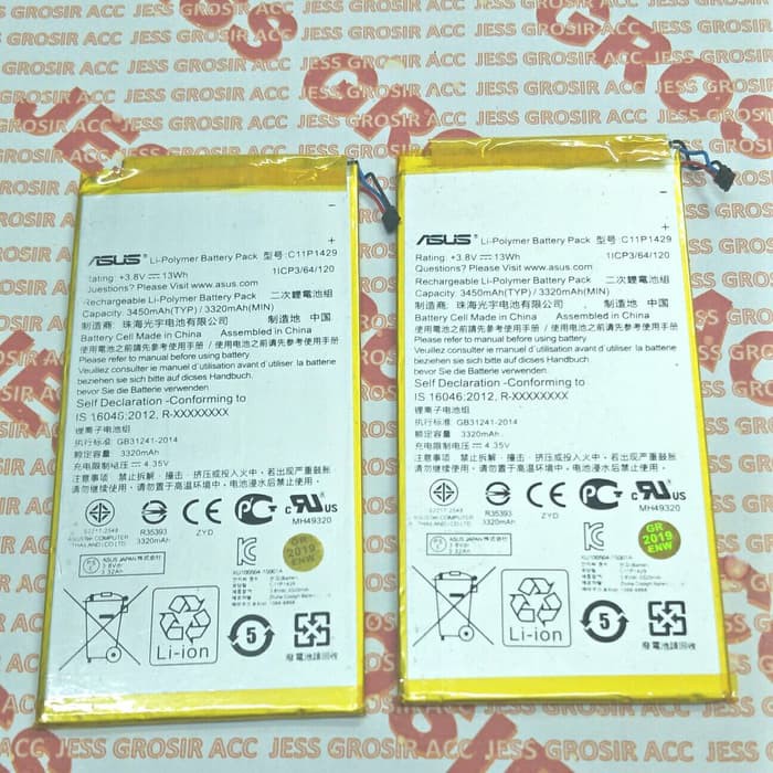 Baterai ASUS Zenpad C 7.0 Inchi - Z710CG - Z710MG - Z710C - P01Z -Z7010C Battery C11P1429 Original