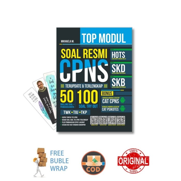 

TERMURAH BUKU TOP MODUL SOAL RESMI CPNS TERUPDATE & TERLENGKAP KPL476