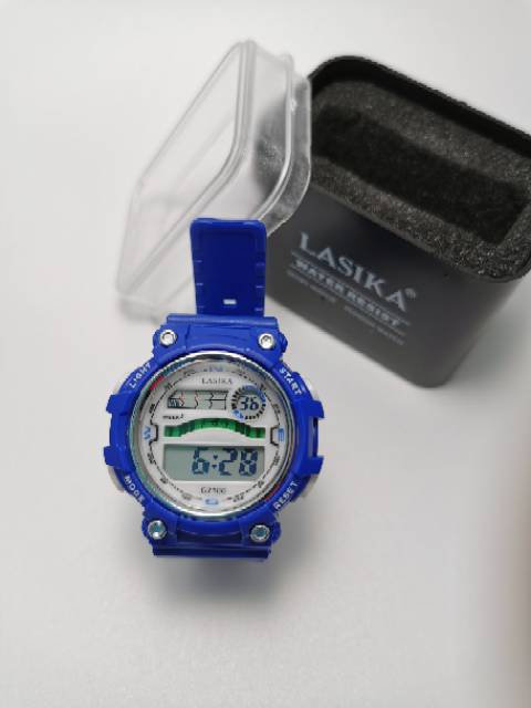 Jam tangan digital Anak Anak dan remaja water Resist Lasika 7106