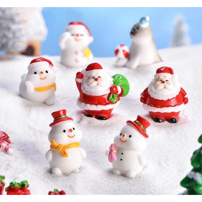 Miniatur Kado Natal / Christmas Tree Snowman Santa Claus Hadiah Merry Christmasy