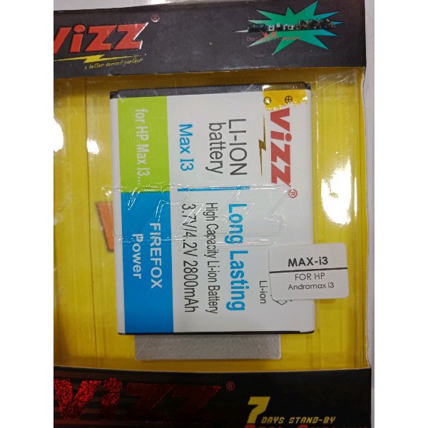 Battery Baterai Vizz Andromax i3 Original Double Power
