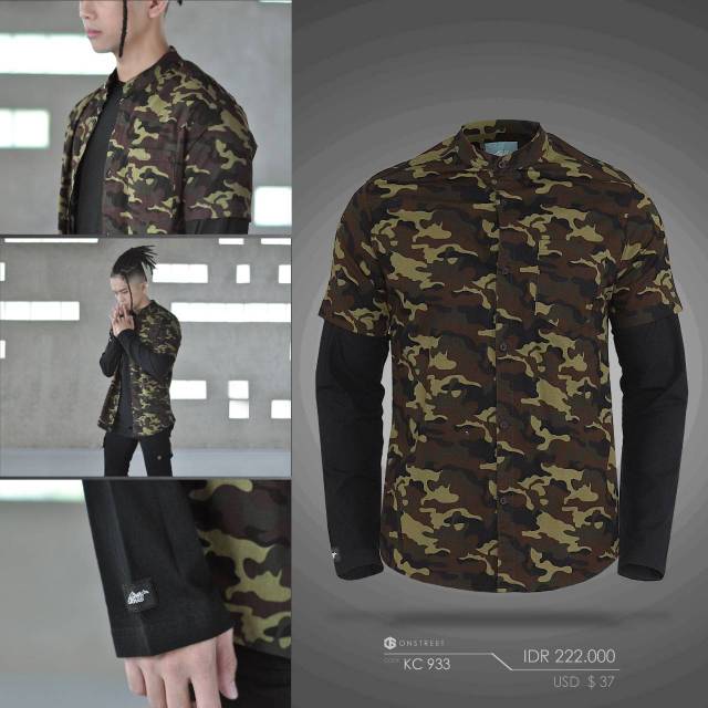CAMO SHIRT DOUBLE LAYER KC