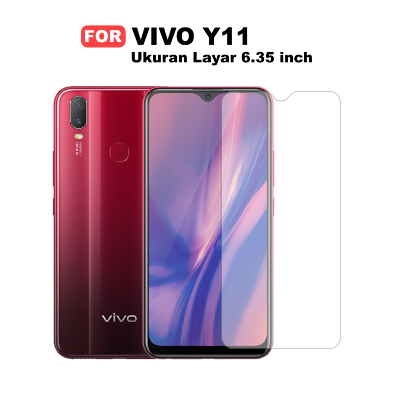 Tempered Glass Vivo Y11 2019 - Anti Gores Kaca Premium Quality