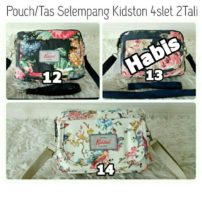 BESTSELLER KIDSTON 4Ruang Tas Selempang Wanita Import 2Tali
