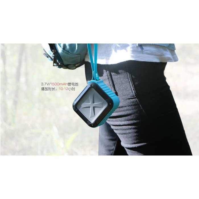 Original W King Speaker Bluetooth Outdoor Waterproof Speaker Mini Bluetooth S7   Biru .