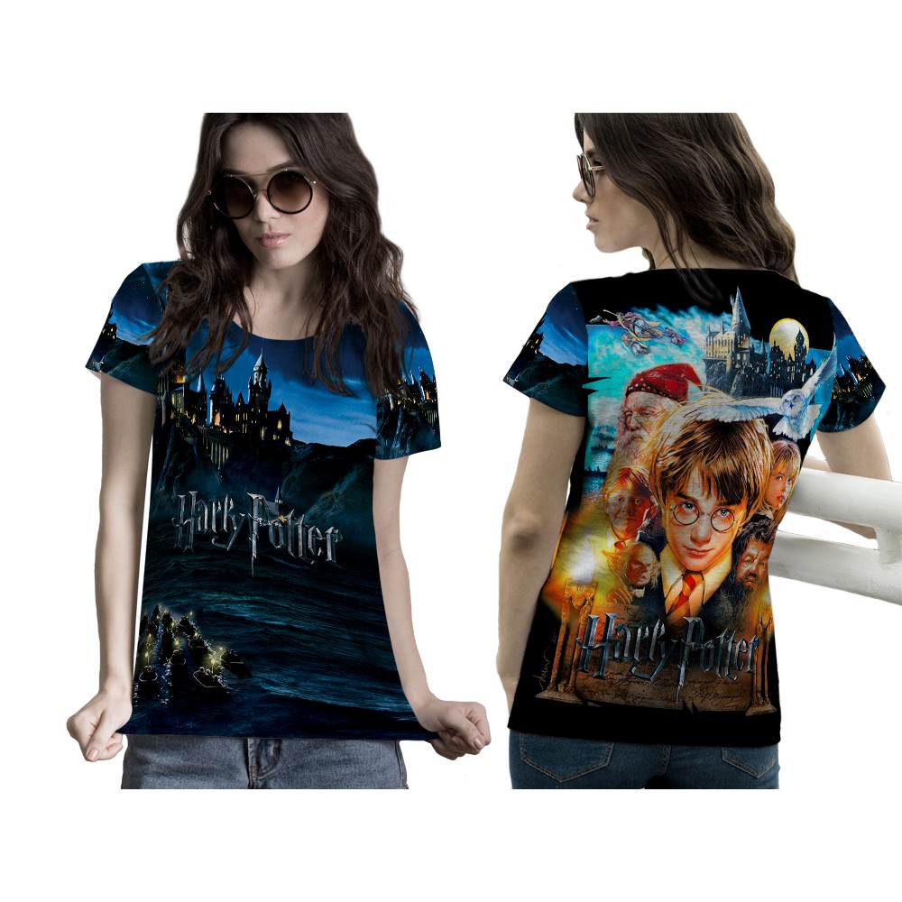 [Riashop] Kaos Harry Potter | Kaos Harry Potter Wanita | Kaos Harry Potter Lengan Pendek - 301