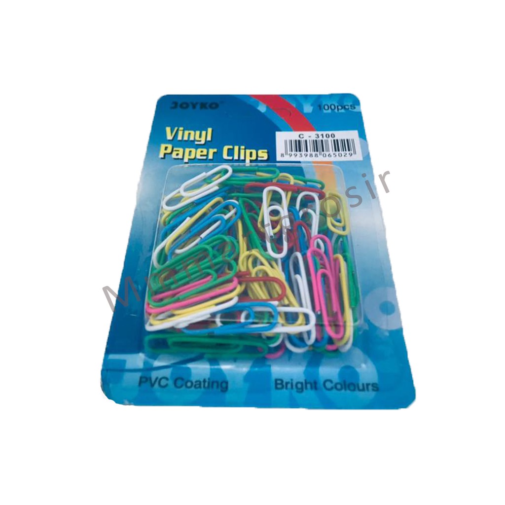 Joyko / Vinyl Paper Clips / isi 100pcs / C-3100