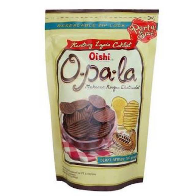 Oishi Opala Kentang Lapis Coklat 100gr