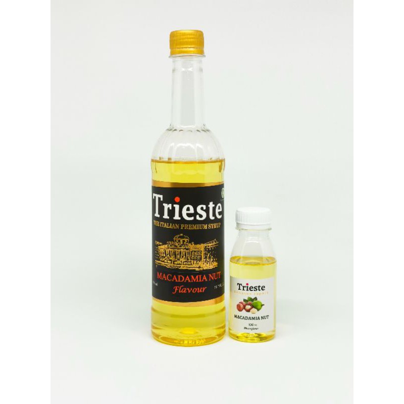 Sirup Macadamia Nut Trieste 100 ml -Trieste Syrup Macadamia Nut 100ml