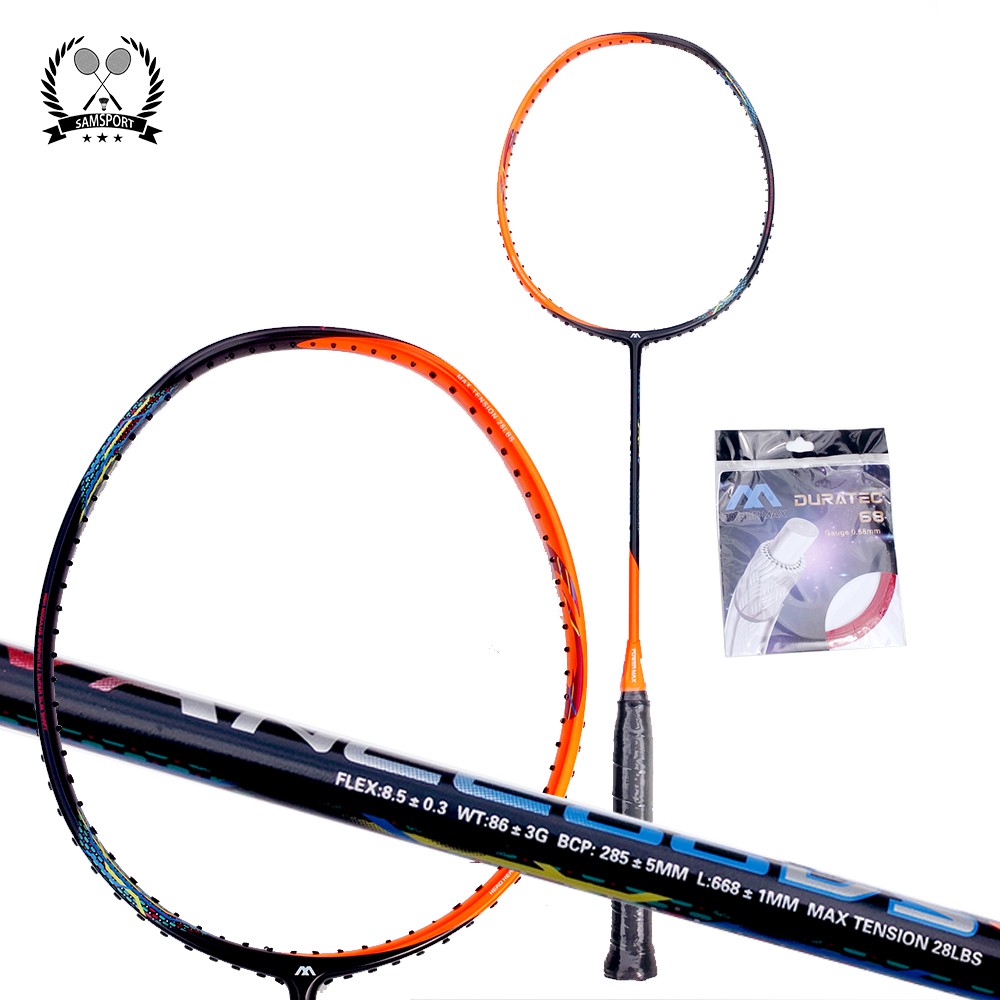 Raket Badminton Murah Power MAX Advance 88DS + Senar Power MAX Duratec