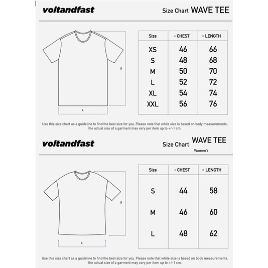 Volt and Fast VNF FastDry Wave Tee Running Sport Jersey Man and Woman