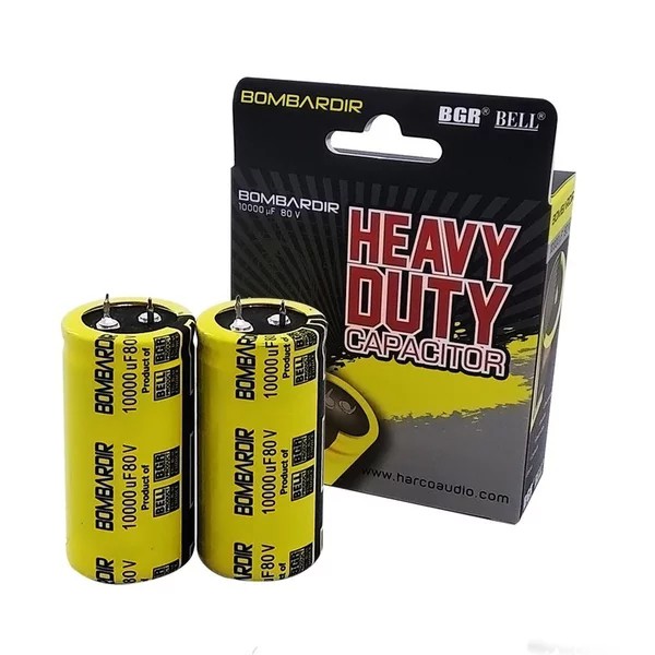 ELCO CAPACITOR ELKO ORIGINAL BOMBARDIR GOLD 10000uF 80V BELL-Set