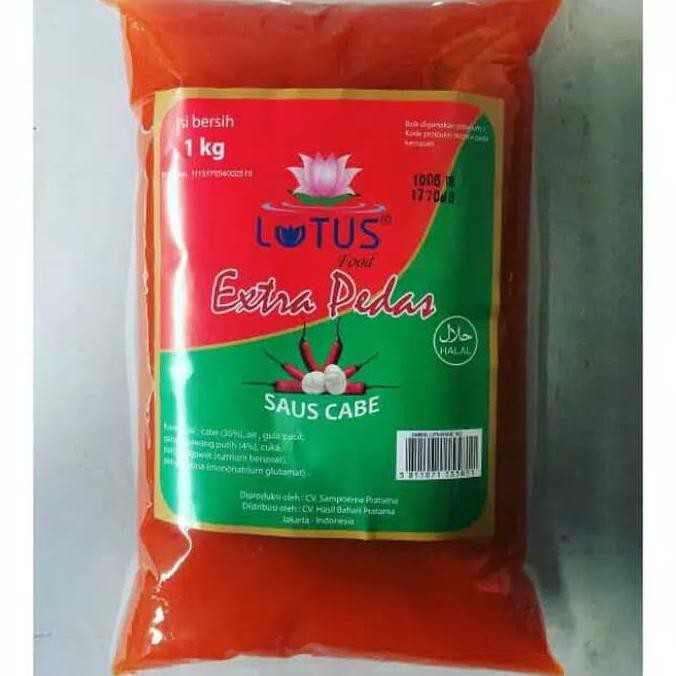 

Lotus Saus Sambal Extra Pedas 1Kg