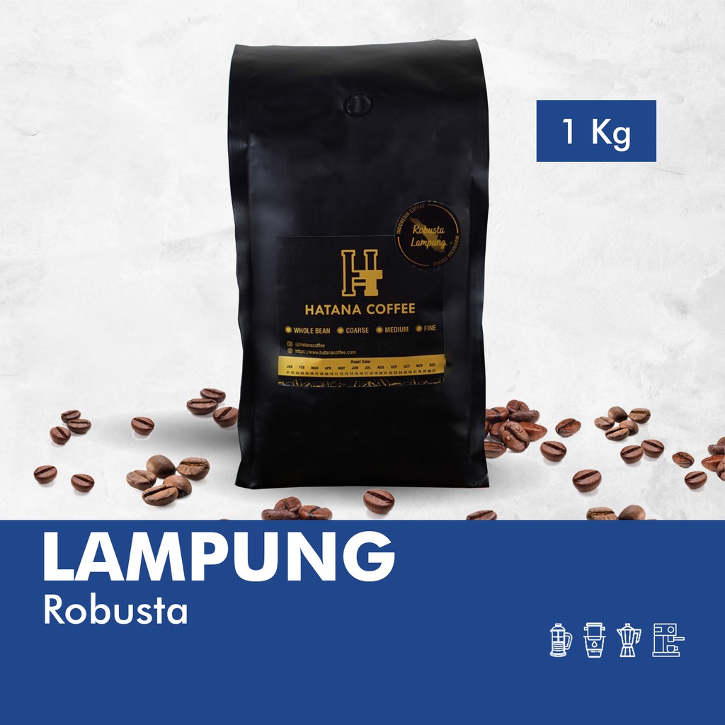 

Kopi Robusta Lampung - Roasted Bean - 1 KG