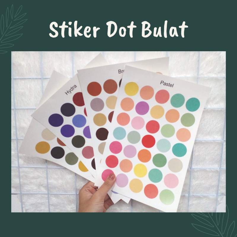 

Sticker Dot Bulat Tempel Kalender Poster Foto