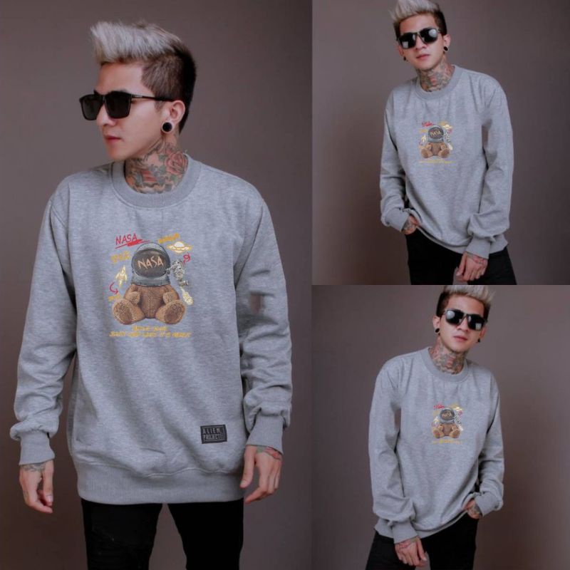 ALIEN PROJECT CREWNECK HITAM MONEY TALK / CREWNEC / CREWNECK PRIA / CREWNECK WANITA / CREWNECK MOTIF / CREWNECK SWEATER / CREWNECK SWEATSHIRT / CREWNECK MURAH /CREWNECK ORIGINAL