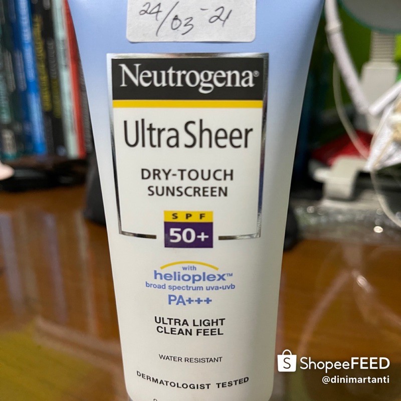 Jual Neutrogena Ultra Sheer Spf 50+ | Shopee Indonesia