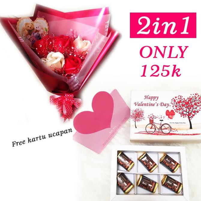 

Buruan Serbu Promo 2In1 Bunga Valentine/ Kado Valentine/ Coklat Valentine Cp-Bv0103