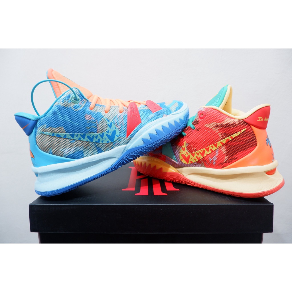 SEPATU BASKET KYRIE 7 HIGH MOTHER NATURE FIRE AND ICE