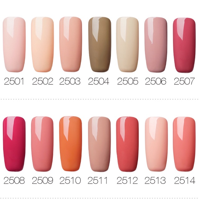 ROSALIND NUDE SERIES 7ml soak off gel polish nude color kutek gel nude tahan lama