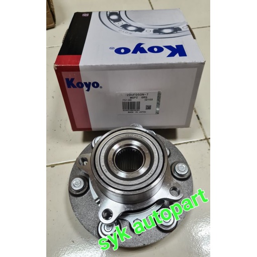 Wheel hub depan Triton 2.5 koyo 2DUF050N-7 koyo