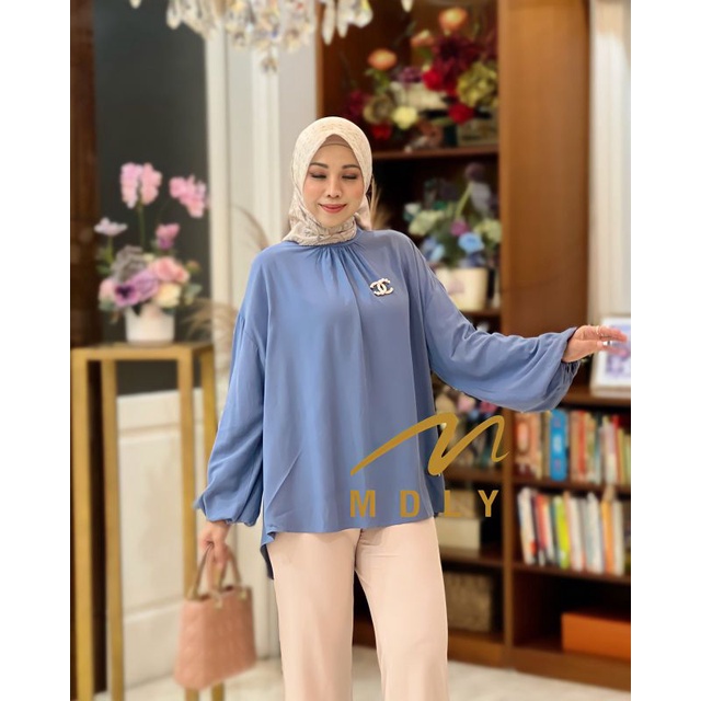 Atasan Kemeja Wanita Terbaru Eunha Blouse BY MDLY 3112