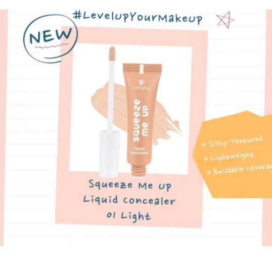 ❤️ MEMEY ❤️ EMINA Squeeze Me Up Liquid Concealer 8g