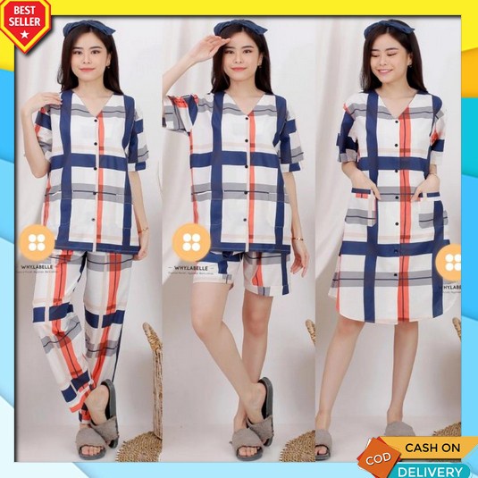 Daster Terbaru 2022 Cod Wanita Kekinian Jumbo Kekinian Baju Tidur Home Piyama/Piyama Cewek/Baju Ti