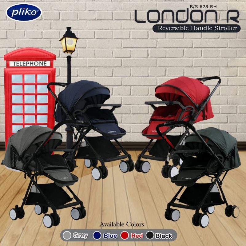 Stroller Pliko BS 628 LONDON R / Kereta Dorong Bayi