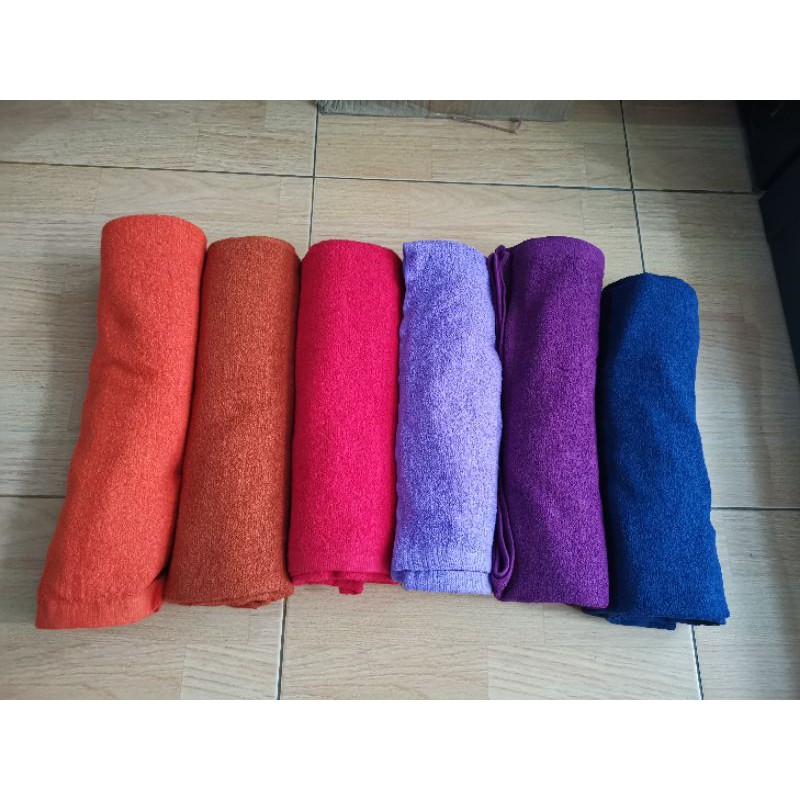 Handuk mandi warna ukuran jumbo 138x88cm