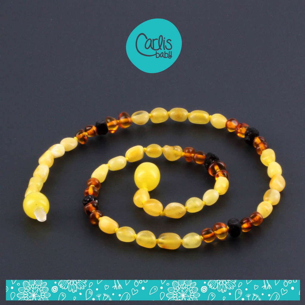 CE157 Kalung Amber Tumbuh Gigi Bayi By Carlis Baby