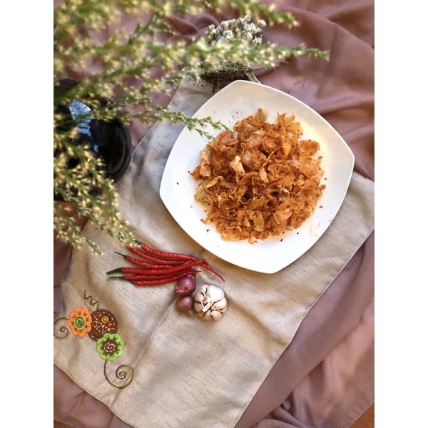 

keripik kribo pedas & original