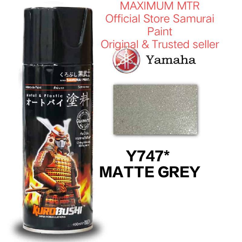 SAMURAI PAINT - MATTE GREY - DOFF - Y747 - CAT SEMPROT AEROSOL