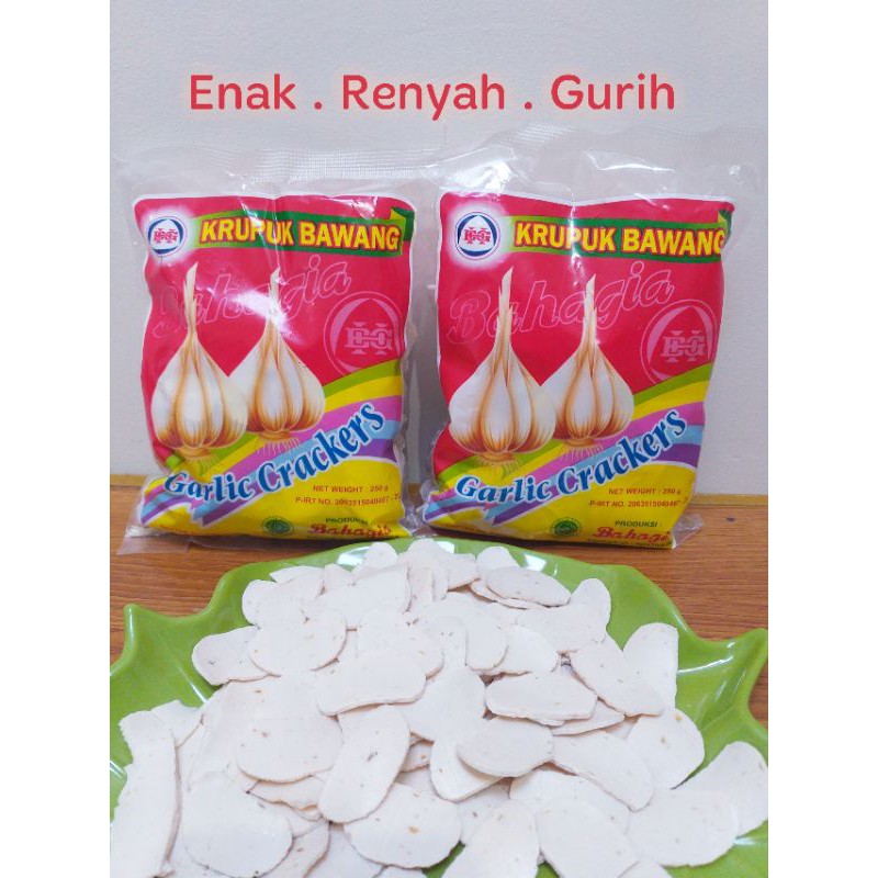

Kerupuk Bawang Bahagia Sidoarjo - Garlic Crackers
