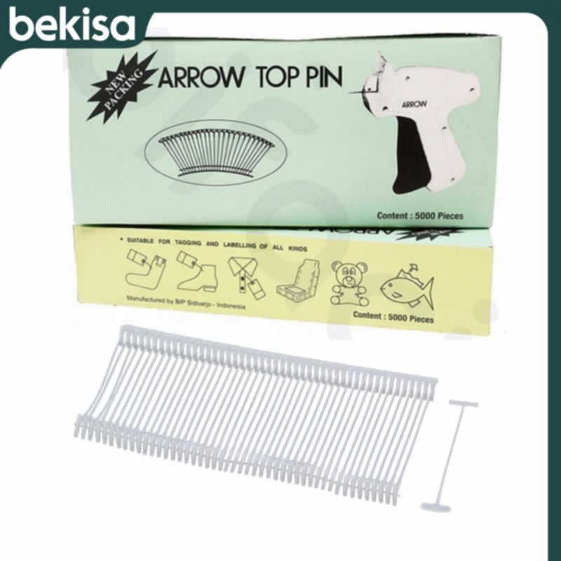 

BK72 Arrow loop tag lop pin gun label pakaian laundry arrow originala ukuran 65mm